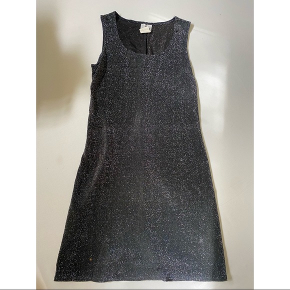 VTG 90s Jalate Black and Metallic Dress - Picture 2 of 7